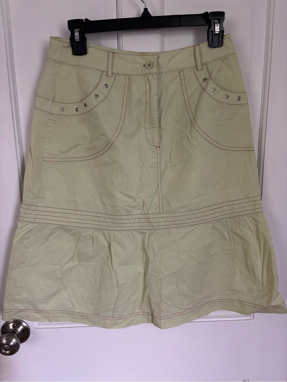 Light Green Midi Skirt